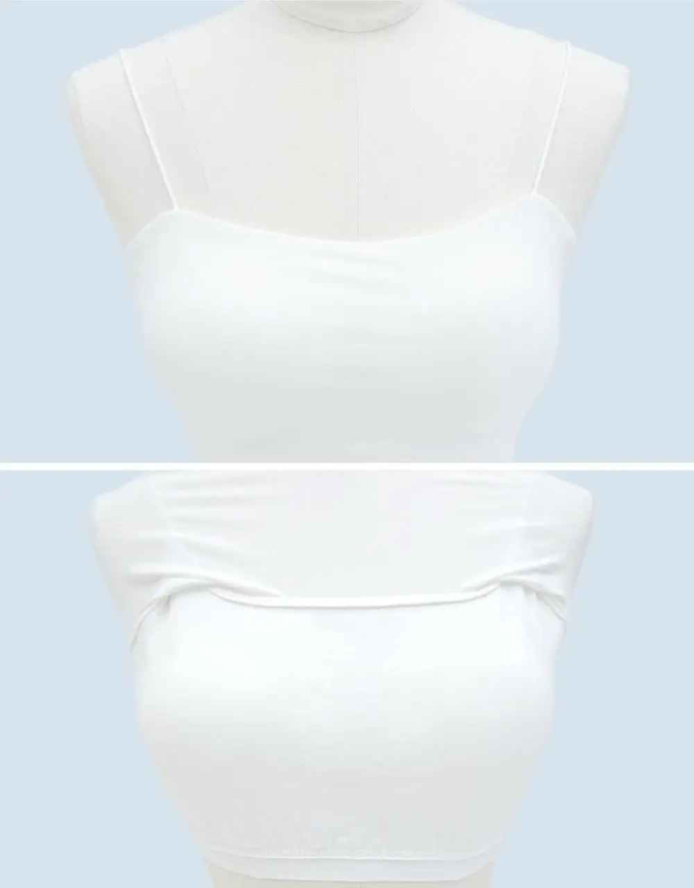 [류혜영 PICK] 마른파이브 날마다 모달 코튼 캡내장 크롭 얇은 끈 나시 FREE,XL (블랙) 상세페이지 55